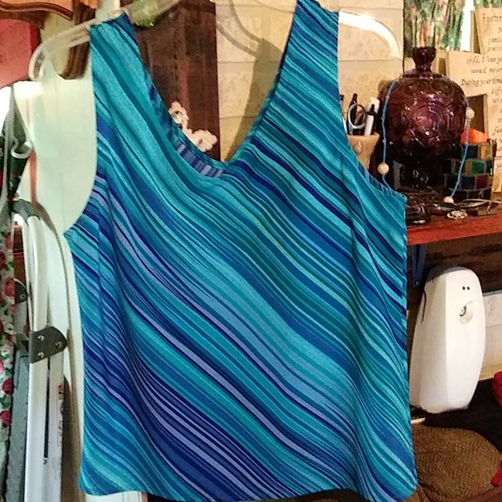 14P Virgo gorgeous stripe Tank Top